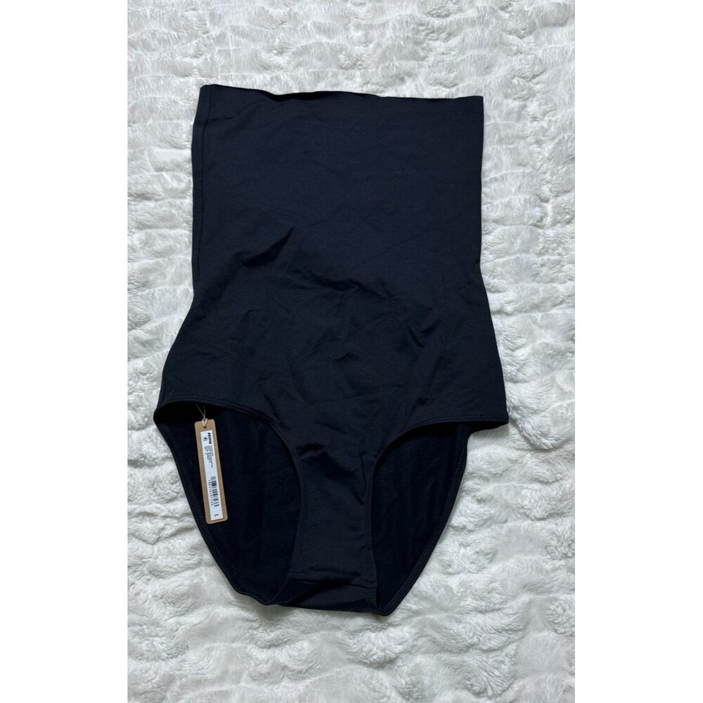 SKIMS Black High-Waist Bikini Bottom